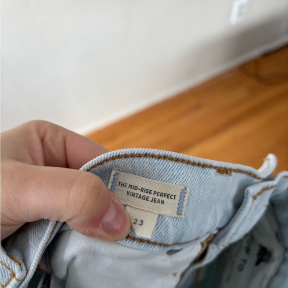 Madewell The Mid-Rise Perfect Vintage Jean in Fitzgerald Wash size 23 - Picture 6 of 8